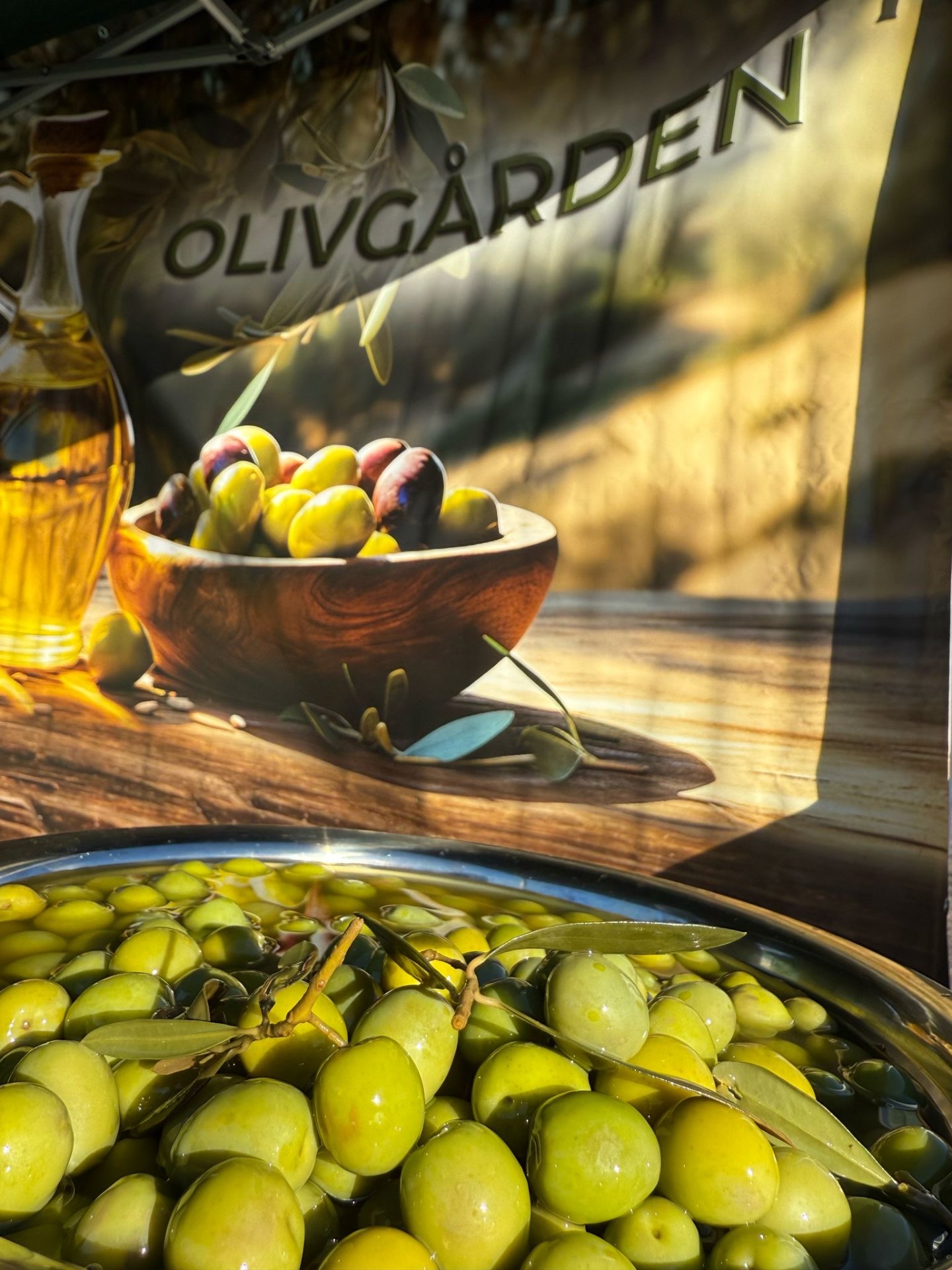 Kalamataoliver med kärna
