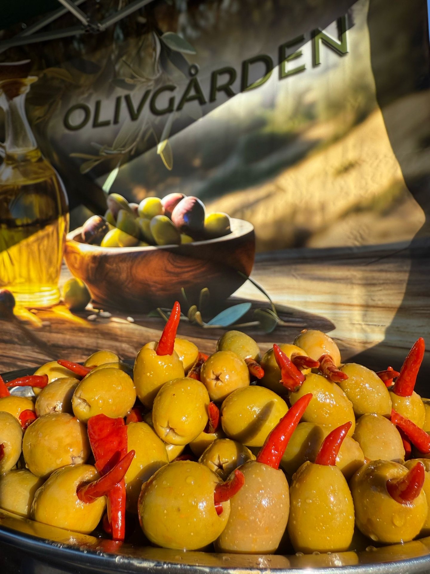 Fyllda oliver med piri piri